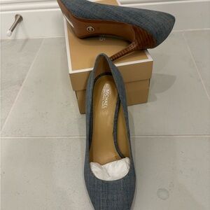 Michael Kors Denim Blue Heels
